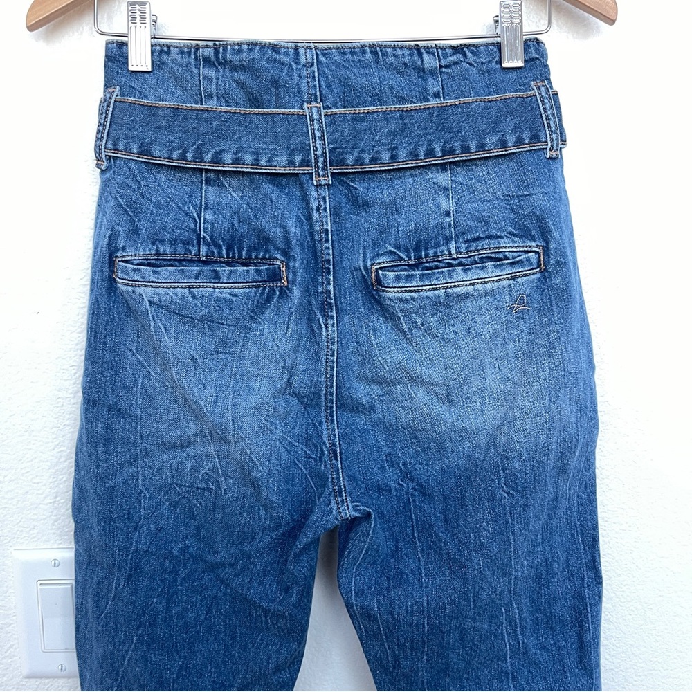 DL1961 Susie Paper Bag High Rise Tapered Jeans Size 24 - Picture 7 of 9